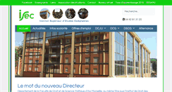 Desktop Screenshot of isec-aix.fr