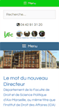 Mobile Screenshot of isec-aix.fr